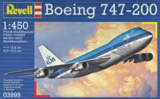 Revell - Boeing B747-206B Jumbo Jet, KLM Royal Dutch Airlines, ModelKit 03999, 1/450