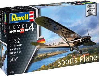 Revell - Builders Choice Sports Plane, ModelSet letadlo 63835, 1/32