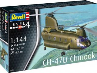 Revell - CH-47D Chinook, Plastic ModelKit vrtulník 03825, 1/144