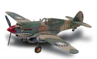 Revell -  Curtiss P-40B Warhawk, Tiger Shark, Plastic ModelKit MONOGRAM 5209, 1/48