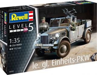 Revell - Einheits-PKW Kfz.4, Plastic ModelKit military 03339, 1/35