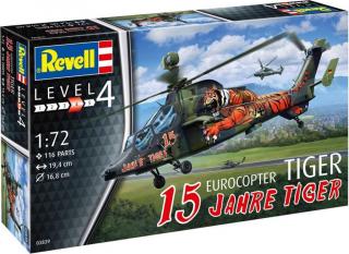 Revell - Eurocopter Tiger -  15 Years Tiger , ModelSet vrtulník 63839 (barvy), 1/72