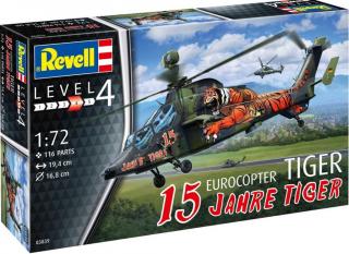 Revell -  Eurocopter Tiger -  15 Years Tiger , Plastic ModelKit vrtulník 03839, 1/72