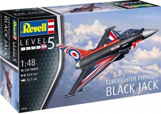 Revell - Eurofighter „Black Jack“, Plastic ModelKit letadlo 03820, 1/48