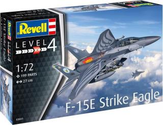 Revell - F-15E Strike Eagle, ModelKit letadlo 03841, 1/72