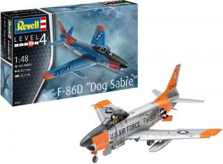 Revell - F-86D Dog Sabre, ModelSet letadlo 63832, 1/48