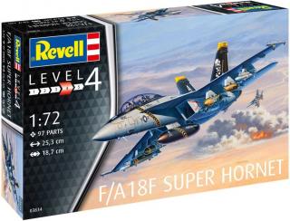 Revell -  F/A18F Super Hornet, Plastic ModelKit letadlo 03834, 1/72