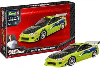 Revell - Fast & Furious Brian's 1995 Mitsubishi Eclipse, ModelSet 67691, 1/25