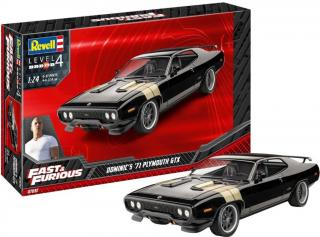 Revell - Fast & Furious - Dominics 1971 Plymouth GTX, Plastic ModelKit 07692, 1/24