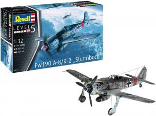 Revell - Focke-Wulf Fw190 A-8  Sturmbock , Plastic ModelKit 03874, 1/32
