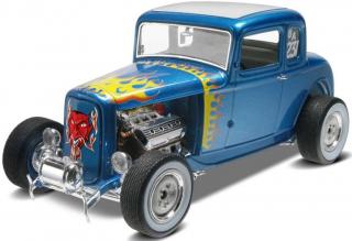 Revell - Ford 5 Window Coupe 1932, Plastic ModelKit MONOGRAM 4228, 1/25