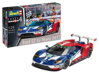 Revell - Ford GT, Le Mans 2017, Plastic ModelKit 07041, 1/24