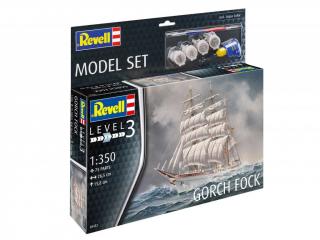 Revell - Gorch Fock, ModelSet loď 65432, 1/350