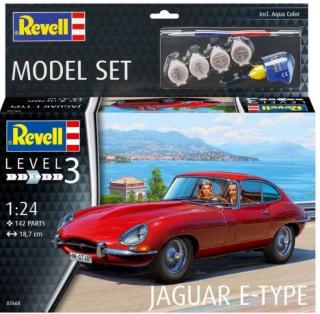 Revell - Jaguar E-Type Coupé, ModelSet 67668, 1/24