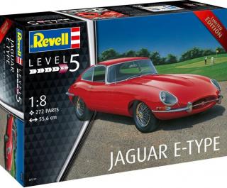 Revell - Jaguar E-Type, Plastic ModelKit auto 07717, 1/8