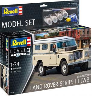Revell - Land Rover Series III LWB (commercial), ModelSet auto 67056, 1/24
