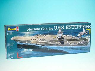 Revell - letadlová loď U.S.S. Enterprise (CVN-65), ModelKit 05046, 1/720