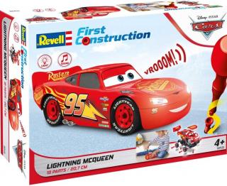 Revell - Lightning McQueen (světelné a zvukové efekty), First Construction auto 00920, 1/20