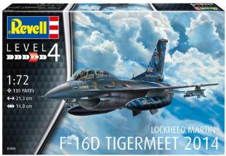 Revell - Lockheed Martin F-16D Tigermeet 2014, ModelKit 03844, 1/72