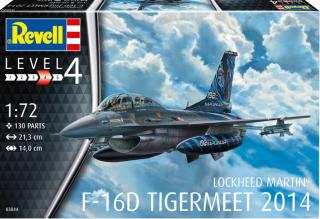 Revell - Lockheed Martin F-16D Tigermeet 2014, ModelSet letadlo 63844, 1/72