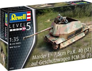 Revell - Marder I on FCM 36 base, Plastic ModelKit military 03292, 1/35