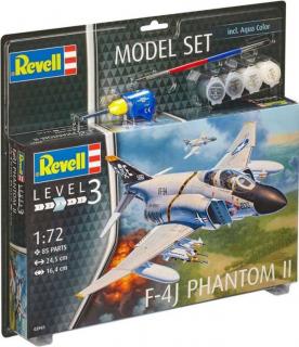 Revell - McDonnell Douglas F-4J Phantom II, ModelSet letadlo 63941, 1/72