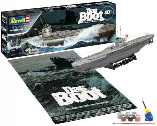 Revell - Movie Set DAS BOOT - 40th Anniversary , Gift-Set ponorka 05675, 1/144