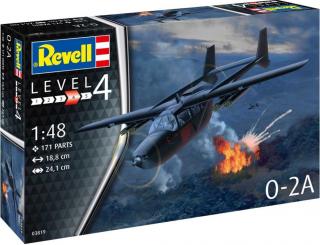 Revell - O-2A Skymaster, Plastic ModelKit letadlo 03819, 1/48