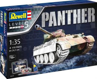 Revell - Panther Ausf. D, Gift-Set ModelKit tank 03273, 1/35
