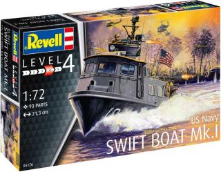 Revell - Patrol Craft Fast (PCF) / Swift Boat Mk.I, US Navy, Plastic ModelKit loď 05176, 1/72