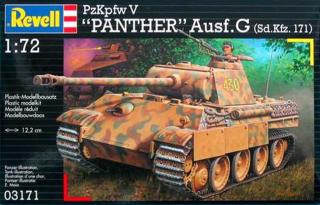 Revell - Pz.Kpfw.V Ausf.G Panther, ModelKit 03171, 1/72
