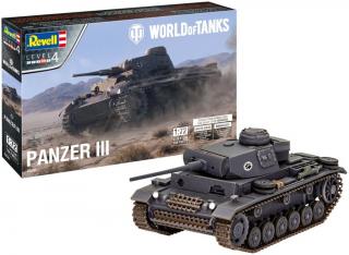 Revell - PzKpfw III Ausf. L, Plastic ModelKit World of Tanks 03501, 1/72