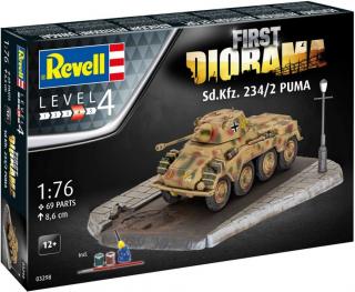 Revell - Sd. Kfz. 234/2 Puma, Gift-Set diorama 03298, 1/76