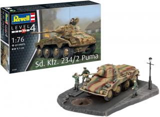 Revell - Sd.Kfz.234/2 Puma, Plastic ModelKit 03288, 1/76