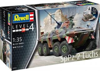 Revell - SpPz2 Luchs + 3D Puzzle diorama, Plastic ModelKit 03321, 1/35