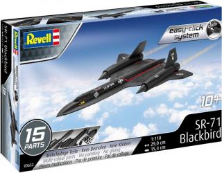 Revell - SR-71 Blackbird, EasyClick letadlo 03652, 1/110