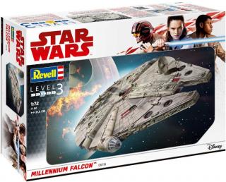 Revell - Star Wars - Millennium Falcon, Plastic ModelKit  SW 06718, 1/72