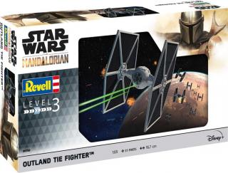 Revell - Star Wars, The Mandalorian: Outland TIE Fighter, Plastic ModelKit SW 06782, 1/65