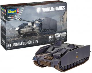 Revell - Sturmgeschütz IV, Plastic ModelKit World of Tanks 03502, 1/72