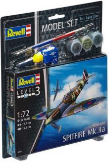 Revell - Supermarine Spitfire Mk.IIa, ModelSet letadlo 63953, 1/72