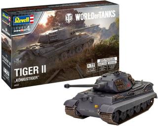 Revell - Tiger II Ausf. B  Königstiger , Plastic ModelKit World of Tanks 03503, 1/72