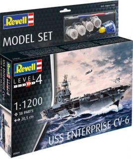 Revell -  USS Enterprise, ModelSet loď 65824, 1/1200, sleva 24%