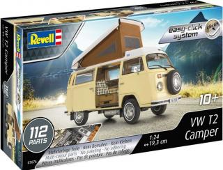 Revell - VW T2 Camper, EasyClick auto 07676, 1/24