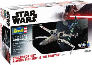 Revell - X-Wing Fighter (1/57) + TIE Fighter (1/65), Gift-Set SW 06054