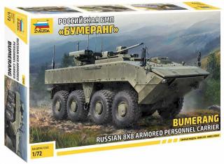 Zvezda - BMP  Bumerang  8x8 APC, Model Kit military 5040,1/72