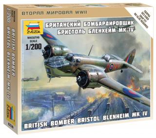 Zvezda - Bristol Blenheim Mk.IV, Wargames (WWII) 6230, 1/200
