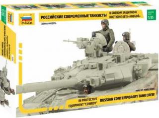 Zvezda - figurky posádka ruského tanku, Model Kit 3684, 1/35