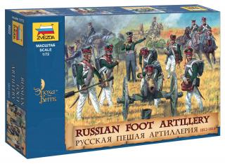 Zvezda - figurky ruské pěší dělostřelectvo 1812-1814, Wargames (AoB) figurky 8022, 1/72