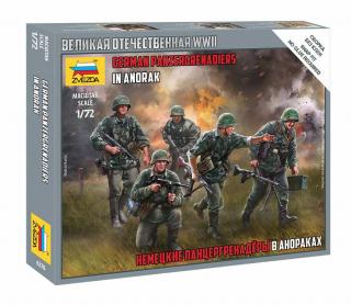 Zvezda - figurky set Panzergrenadiers Wehrmacht, Wargames (WWII), Model Kit 6270, 1:72