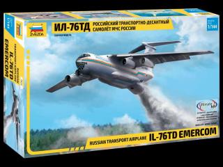 Zvezda - Iljušin Il-76TD Emercom  Candid , Model Kit 7029, 1/144